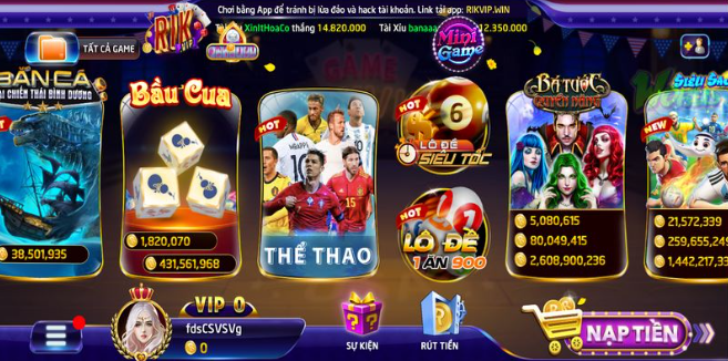Những lưu ý khi liên hệ với Rikvip